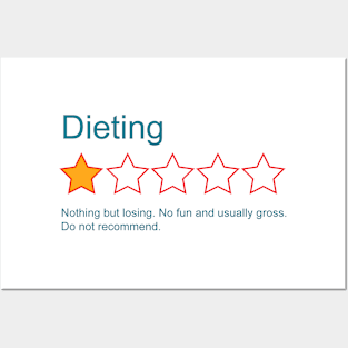 1-Star Rating: Dieting Posters and Art